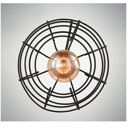 Lampă suspendată Edison Candelabru cușcă de sârmă Abajur de tavan suspendat