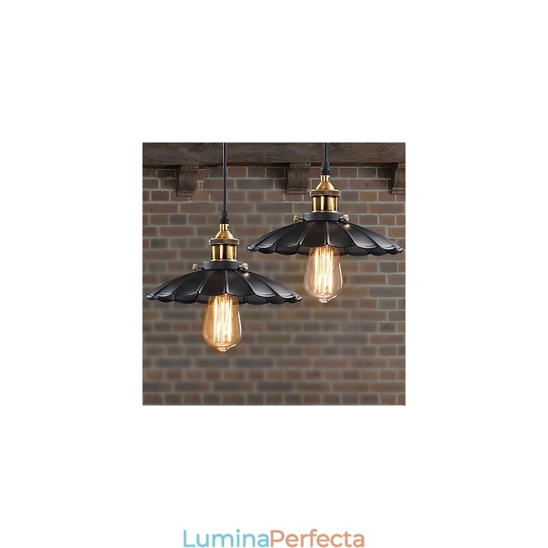 Lampă suspendată în stil european clasic, retro, metal, Droplight