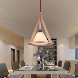 Candelabru din lemn în stil de designer Candelabru elegant în stil contemporan