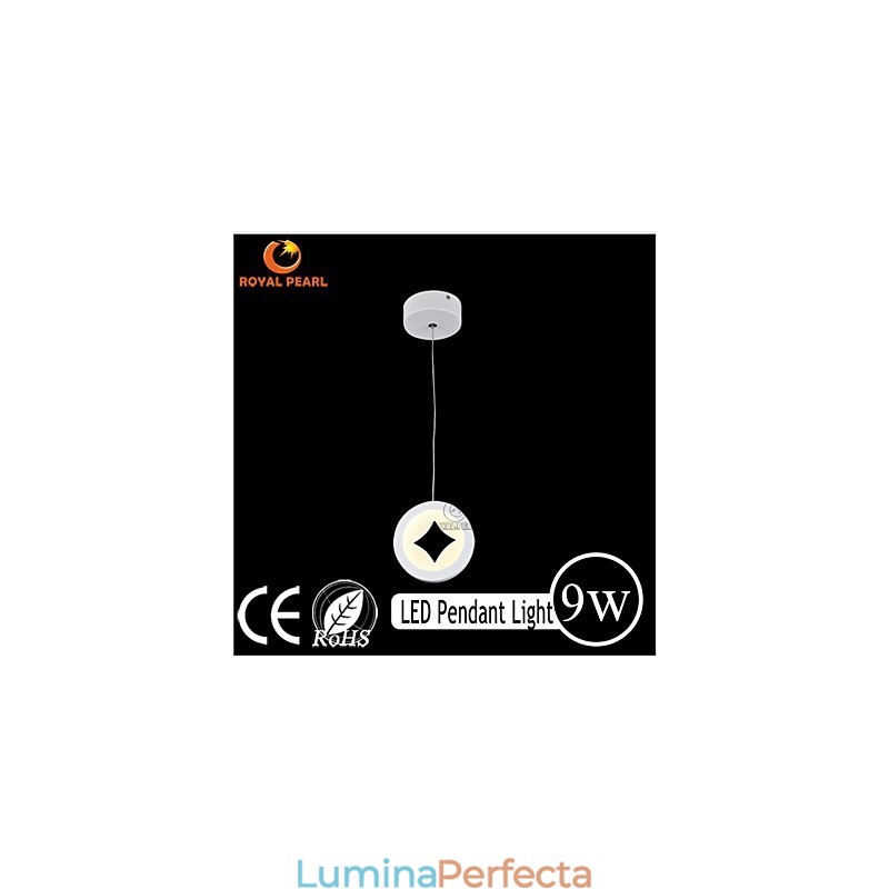 Lampă suspendată din acril delicat 9W