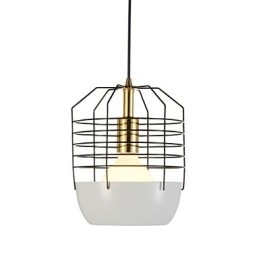 Lampă suspendată Mini artistică din pânză de păianjen, 1 lumină, finisaj modern simplitate, negru, alb, verde, roșu, oțel carbon