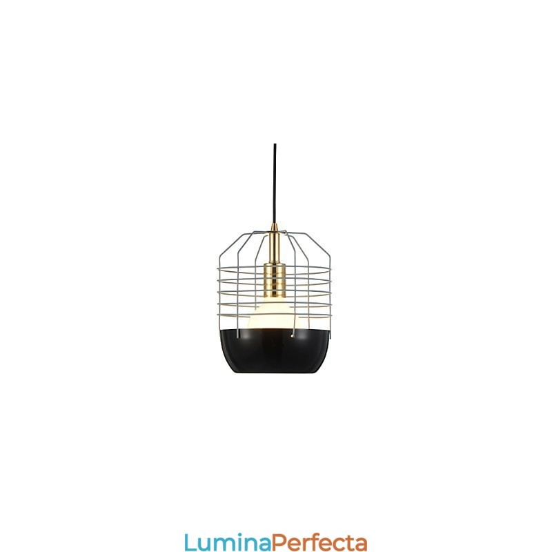 Lampă suspendată Mini artistică din pânză de păianjen, 1 lumină, finisaj modern simplitate, negru, alb, verde, roșu, oțel carbon