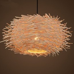Candelabru Mini Style Lantern Lemn Bambus