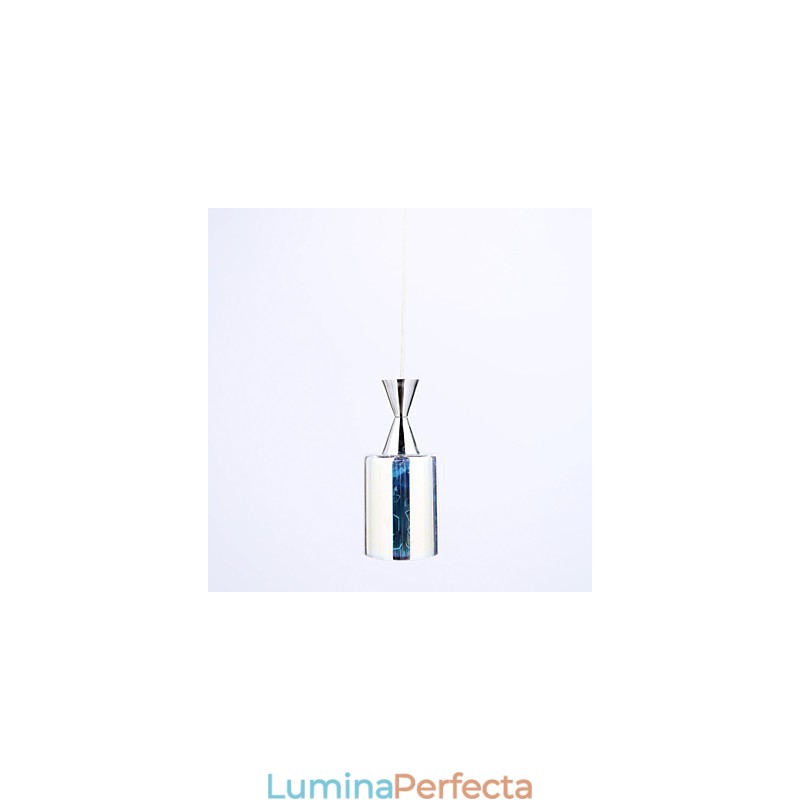 Lampă cu pandantiv cromat cu gravură laser de vis