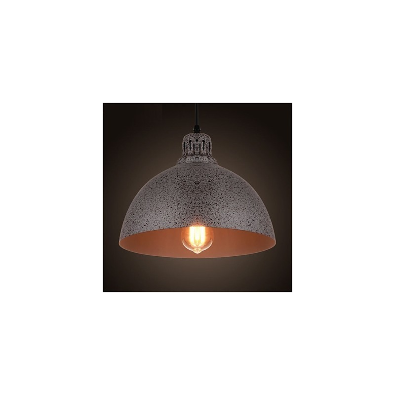 Lampă de metal vintage cu pandantiv cu o singură lumină