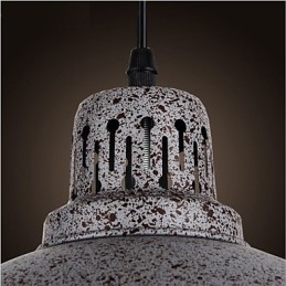 Lampă de metal vintage cu pandantiv cu o singură lumină