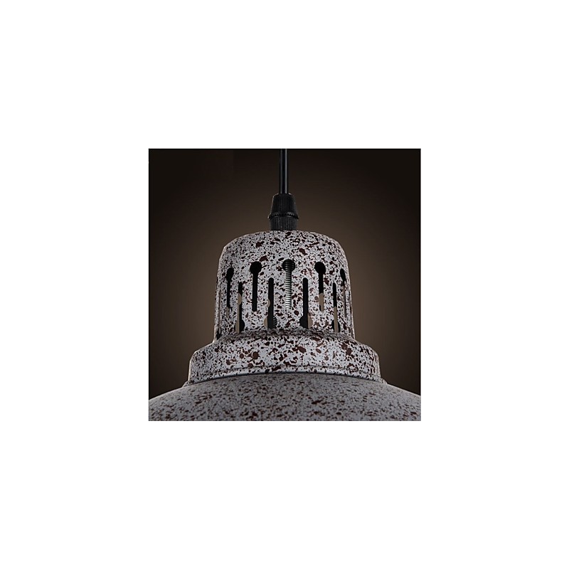 Lampă de metal vintage cu pandantiv cu o singură lumină