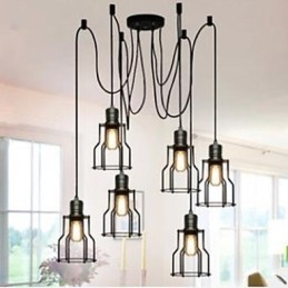Țară americană Individualitate industrială Creativă Așezată Șase cap de plită mic Droplight