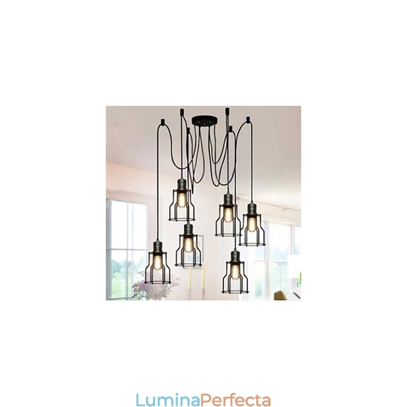 Țară americană Individualitate industrială Creativă Așezată Șase cap de plită mic Droplight