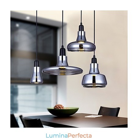 Candelabru din sticlă de umbră cu design nordic creativ prin contract european Candelabru din sticlă de umbră cu design nordic creativ prin contract european
