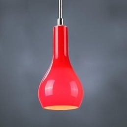 Lampă suspendată din metal cromat în stil mini modern și contemporan