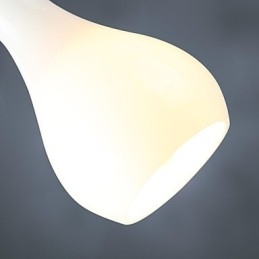 Lampă suspendată din metal cromat în stil mini modern și contemporan