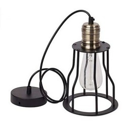 American industrial vintage cafe bufet idei colivie din fier forjat Pendant Lampa Asezat