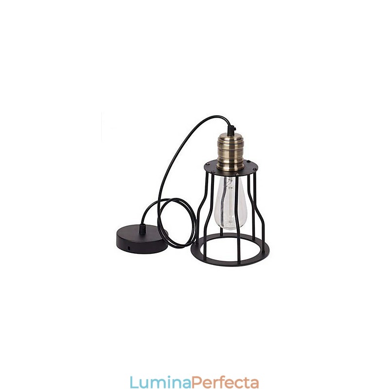 American industrial vintage cafe bufet idei colivie din fier forjat Pendant Lampa Asezat