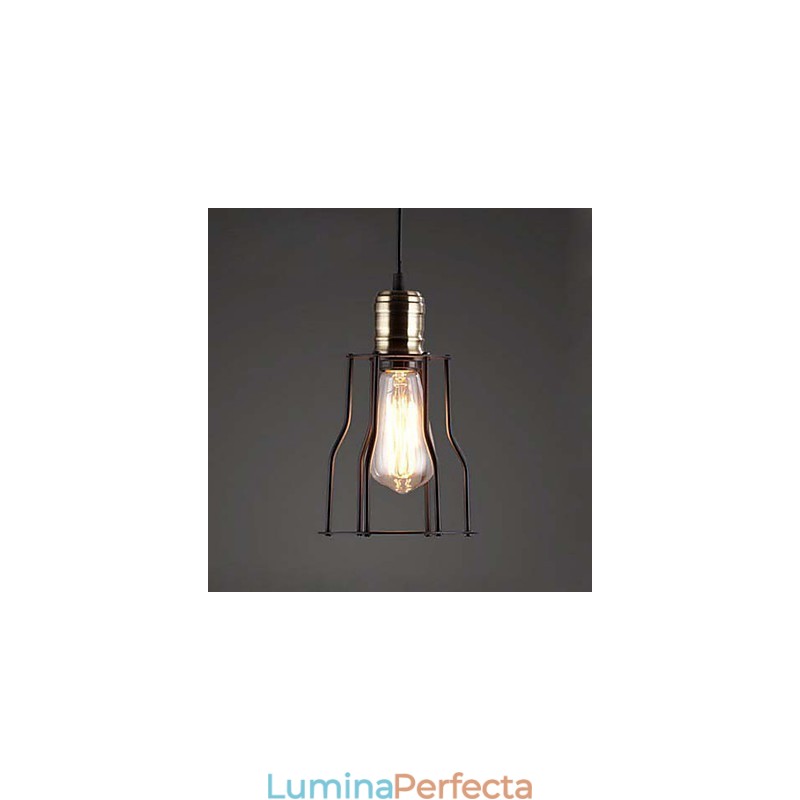 American industrial vintage cafe bufet idei colivie din fier forjat Pendant Lampa Asezat