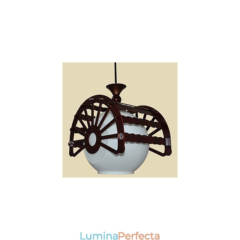Stil retro modern al străvechilor pentru iluminat clasic de candelabru din lemn