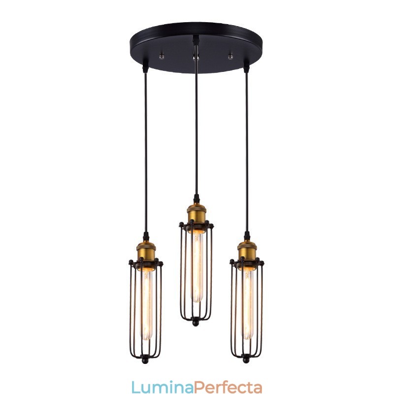 Line Country Stil industrial Gladiator creativ care restaurează moduri antice Lampă suspendată Droplight cu un singur cap