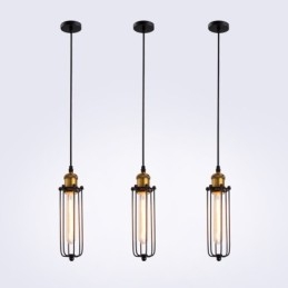Line Country Stil industrial Gladiator creativ care restaurează moduri antice Lampă suspendată Droplight cu un singur cap