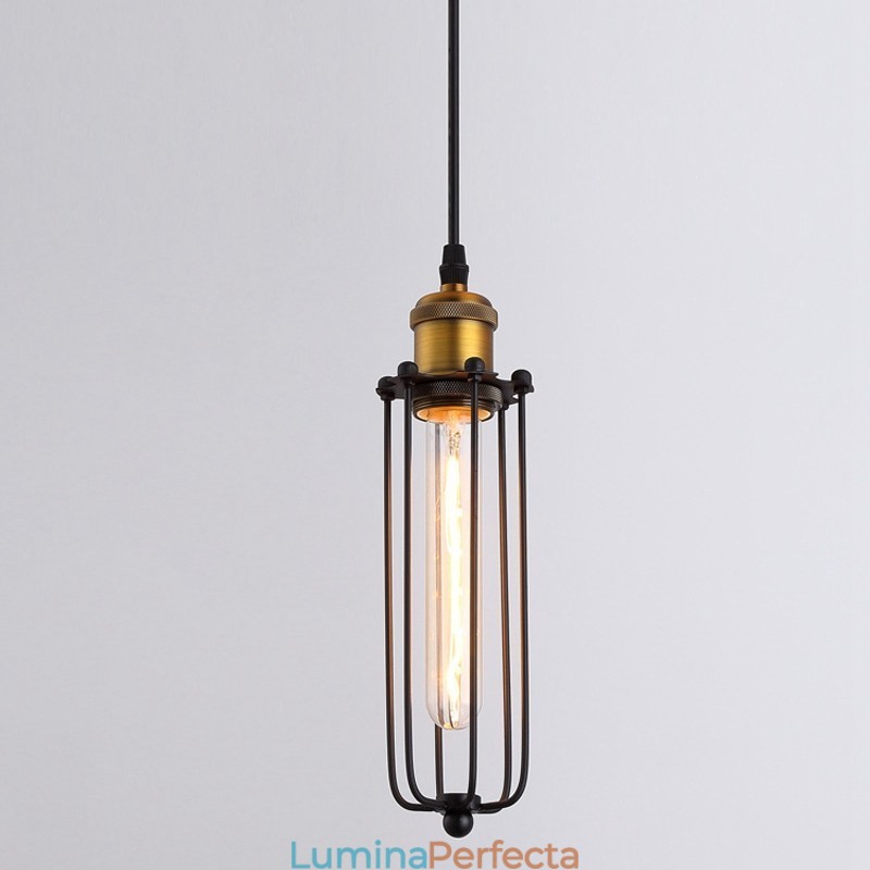 Line Country Stil industrial Gladiator creativ care restaurează moduri antice Lampă suspendată Droplight cu un singur cap