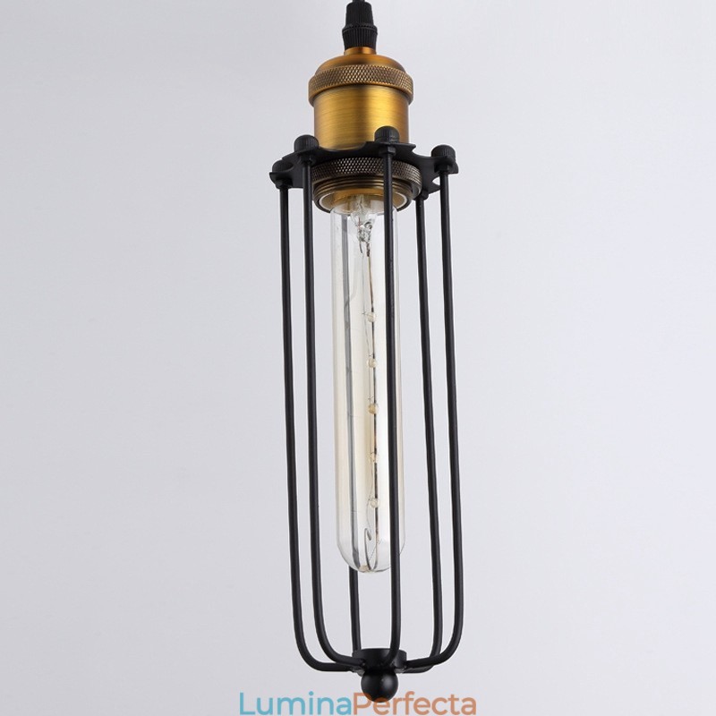 Line Country Stil industrial Gladiator creativ care restaurează moduri antice Lampă suspendată Droplight cu un singur cap