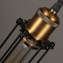 Line Country Stil industrial Gladiator creativ care restaurează moduri antice Lampă suspendată Droplight cu un singur cap