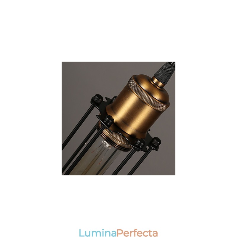 Line Country Stil industrial Gladiator creativ care restaurează moduri antice Lampă suspendată Droplight cu un singur cap
