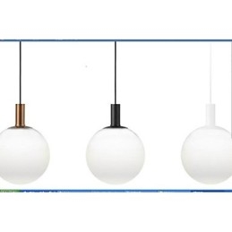 Lampă suspendată din sticlă cu design contractat