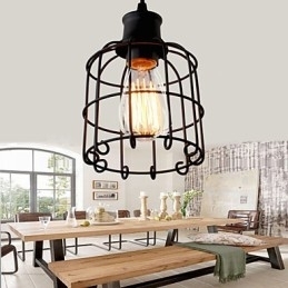 Lampe suspendate Mini Style Rustic Lodge Retro Country Garage Metal