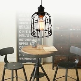 Lampe suspendate Mini Style Rustic Lodge Retro Country Garage Metal