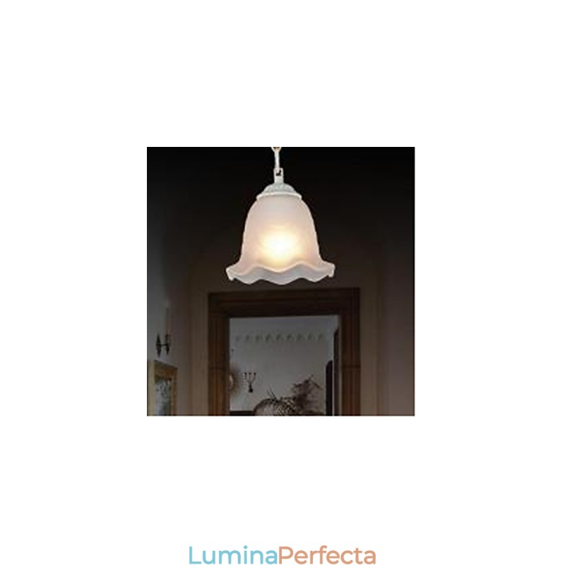 Lampă tradițională clasică vintage retro pictură metal suspendată
