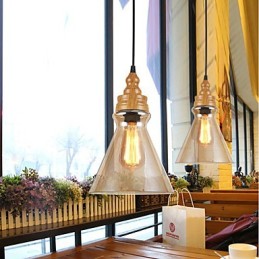 Lampă creativă din cristal cu granulație de lemn nord-americană, care restaurează lumina străvechilor