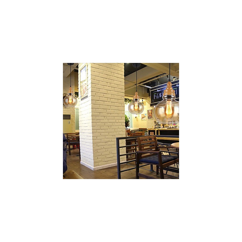 Lampă creativă din cristal cu granulație de lemn nord-americană, care restaurează lumina străvechilor