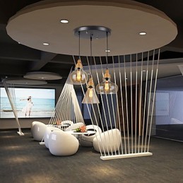 Lampă creativă din cristal cu granulație de lemn nord-americană, care restaurează lumina străvechilor