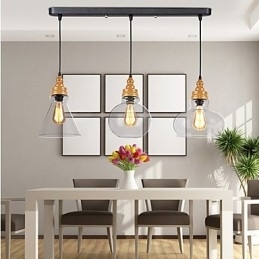 Lampă creativă din cristal cu granulație de lemn nord-americană, care restaurează lumina străvechilor