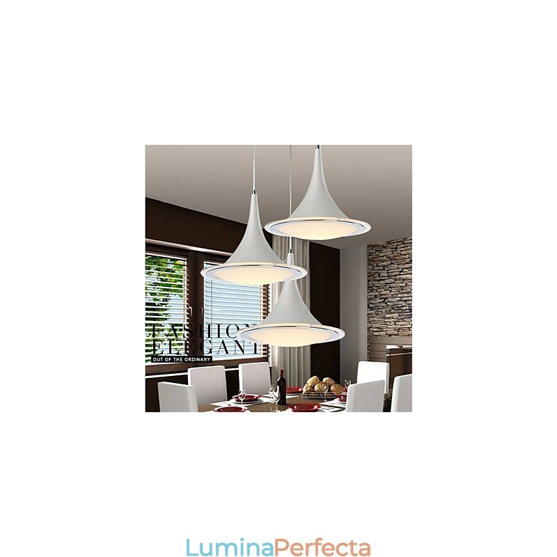 Trumpet Pendant Light Droplight Candelabru din acril