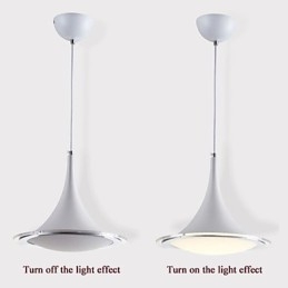 Trumpet Pendant Light Droplight Candelabru din acril