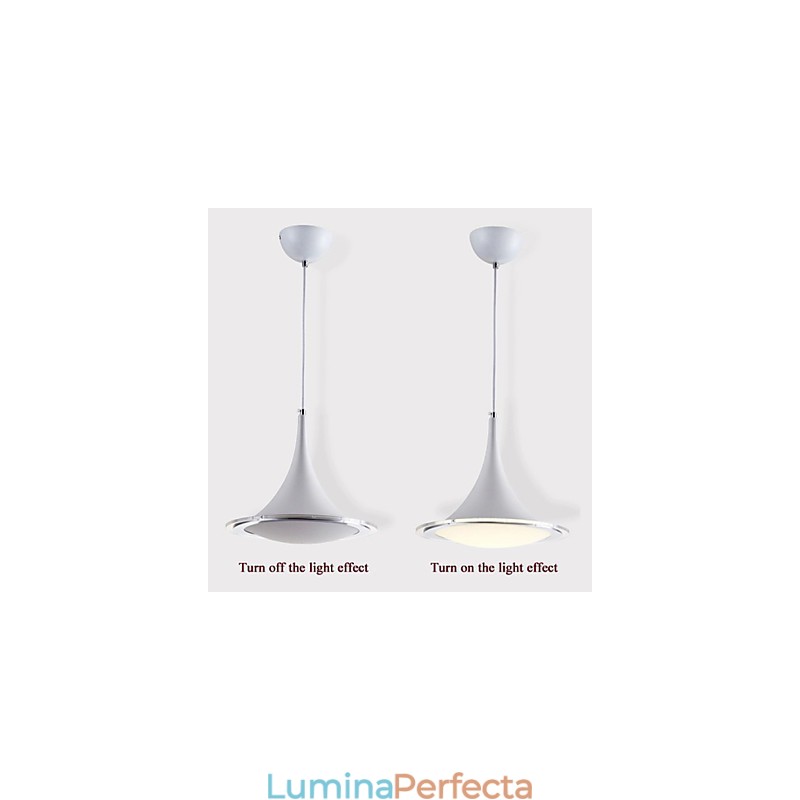 Trumpet Pendant Light Droplight Candelabru din acril