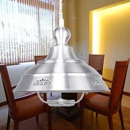 Nordic Mic Droplight de Vitraliu Candelabru Refacerea modurilor antice
