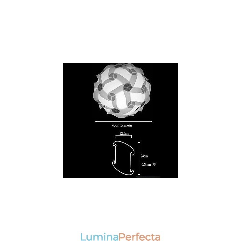 Lampă Ball Pendant Modern DIY 40cm