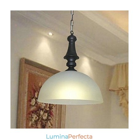 Lampă suspendată din metal cu pictură în stil clasic bol tradițional Lampă suspendată din metal cu pictură în stil clasic bol tradițional