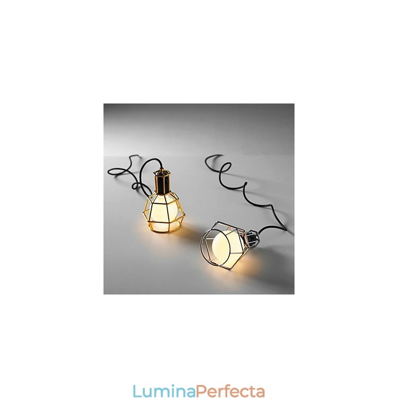 Lampă suspendată din metal galvanizat Country Garage