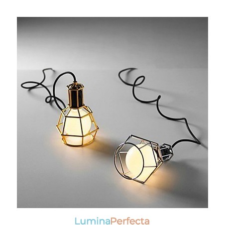 Lampă suspendată din metal galvanizat Country Garage