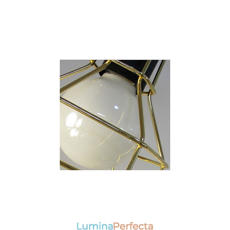 Lampă suspendată din metal galvanizat Country Garage