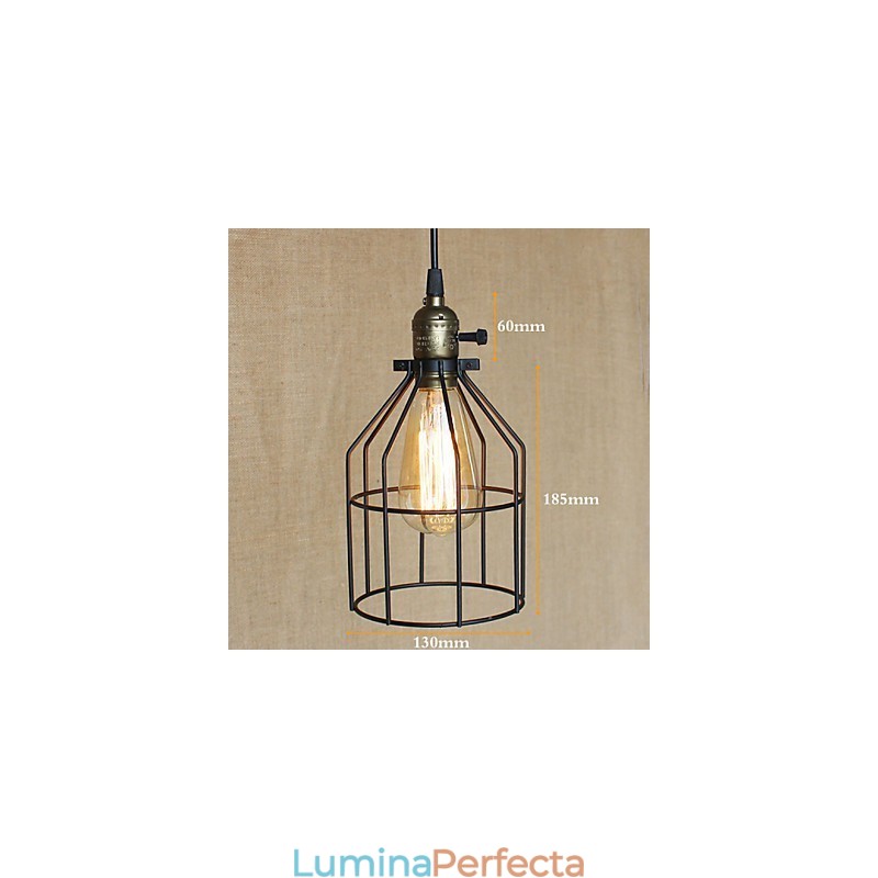 Industria rurală americană a contractat un singur cap de candelabru de fier creativ cu plită mică