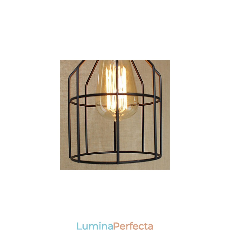 Industria rurală americană a contractat un singur cap de candelabru de fier creativ cu plită mică