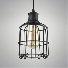 Lampă cu suspendare Edison Vintage Light Candelabru Cage Abajur