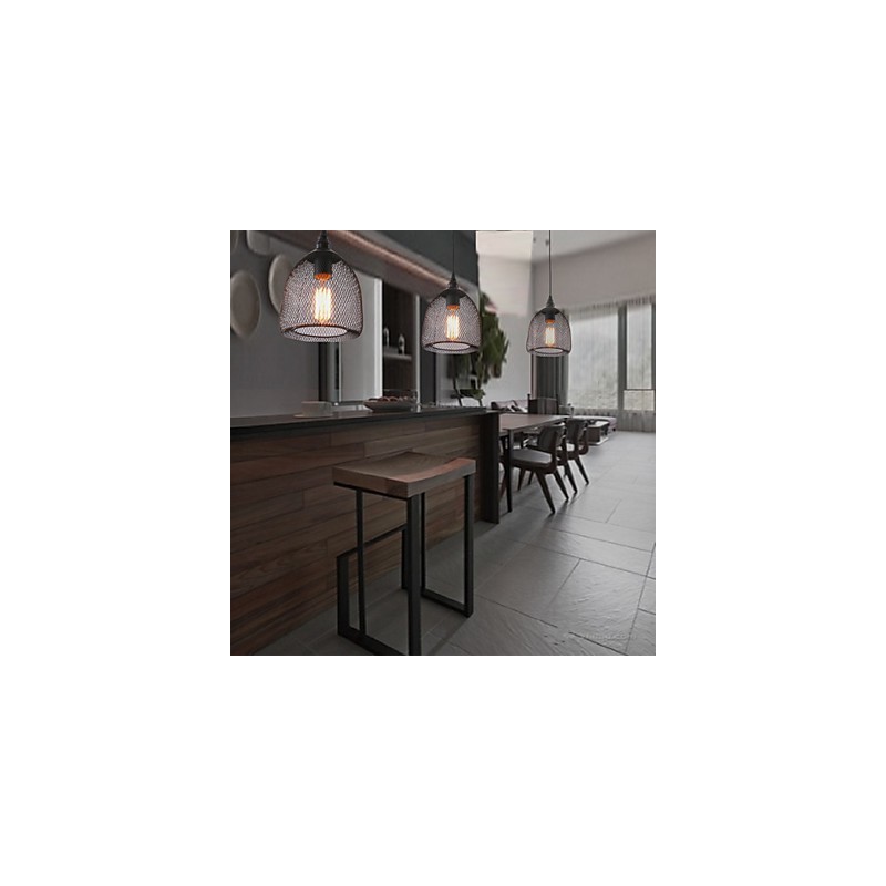 Lampe suspendate Mini Style Rustic Lodge Retro Country Garage Metal