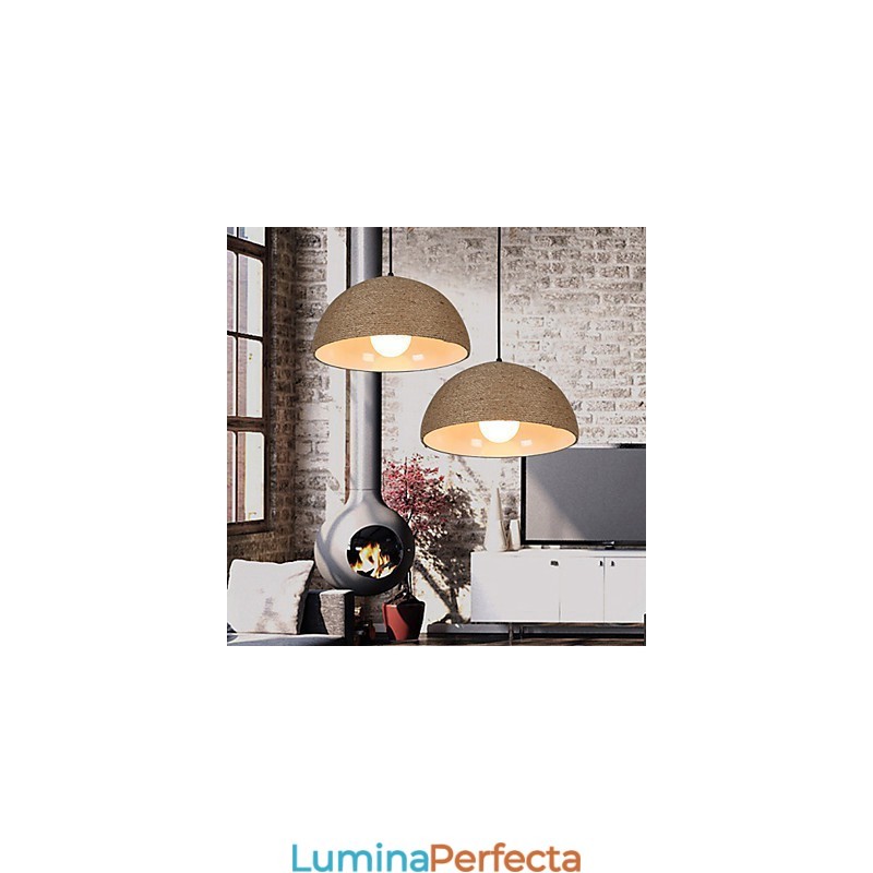 30 * Restaurează căile antice Ideea nordică Semicerc Coș de mână Coarda de cânepă Droplight