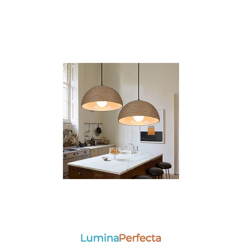 30 * Restaurează căile antice Ideea nordică Semicerc Coș de mână Coarda de cânepă Droplight