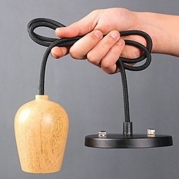 Country Mini Style Altele Lemn Bambus Pendant Lampă Garaj